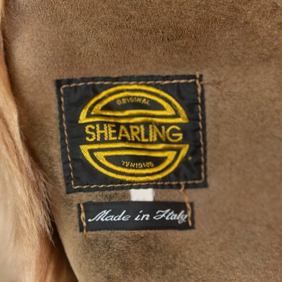 Shearling Full-Length Coat with turn-up sleeve cuffs - Picture 14 of 16